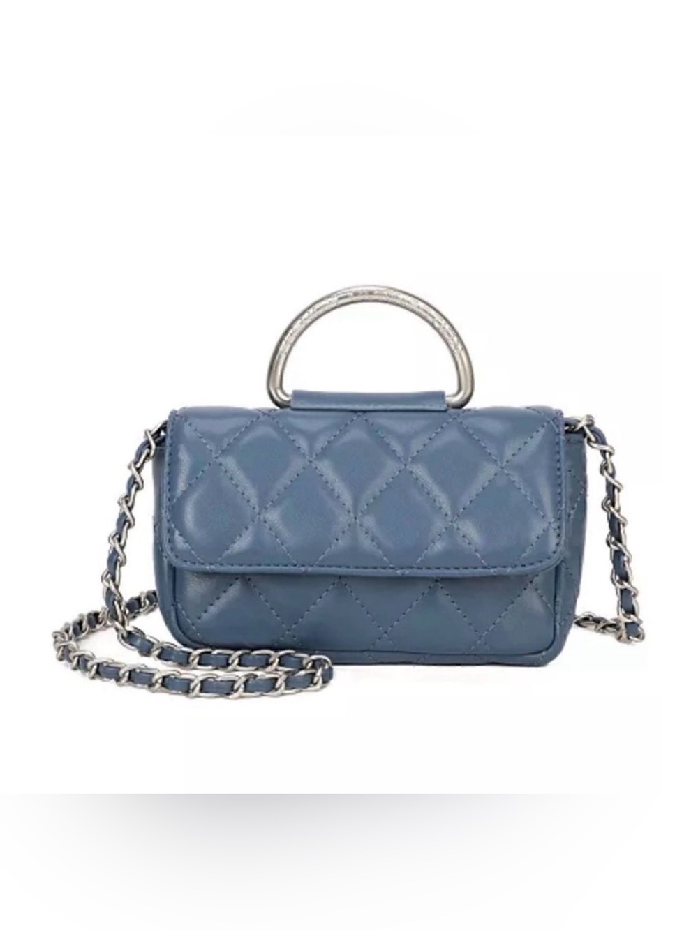 New! French Connection MELL Quilted Crossbody Bag (Wallet Bag)